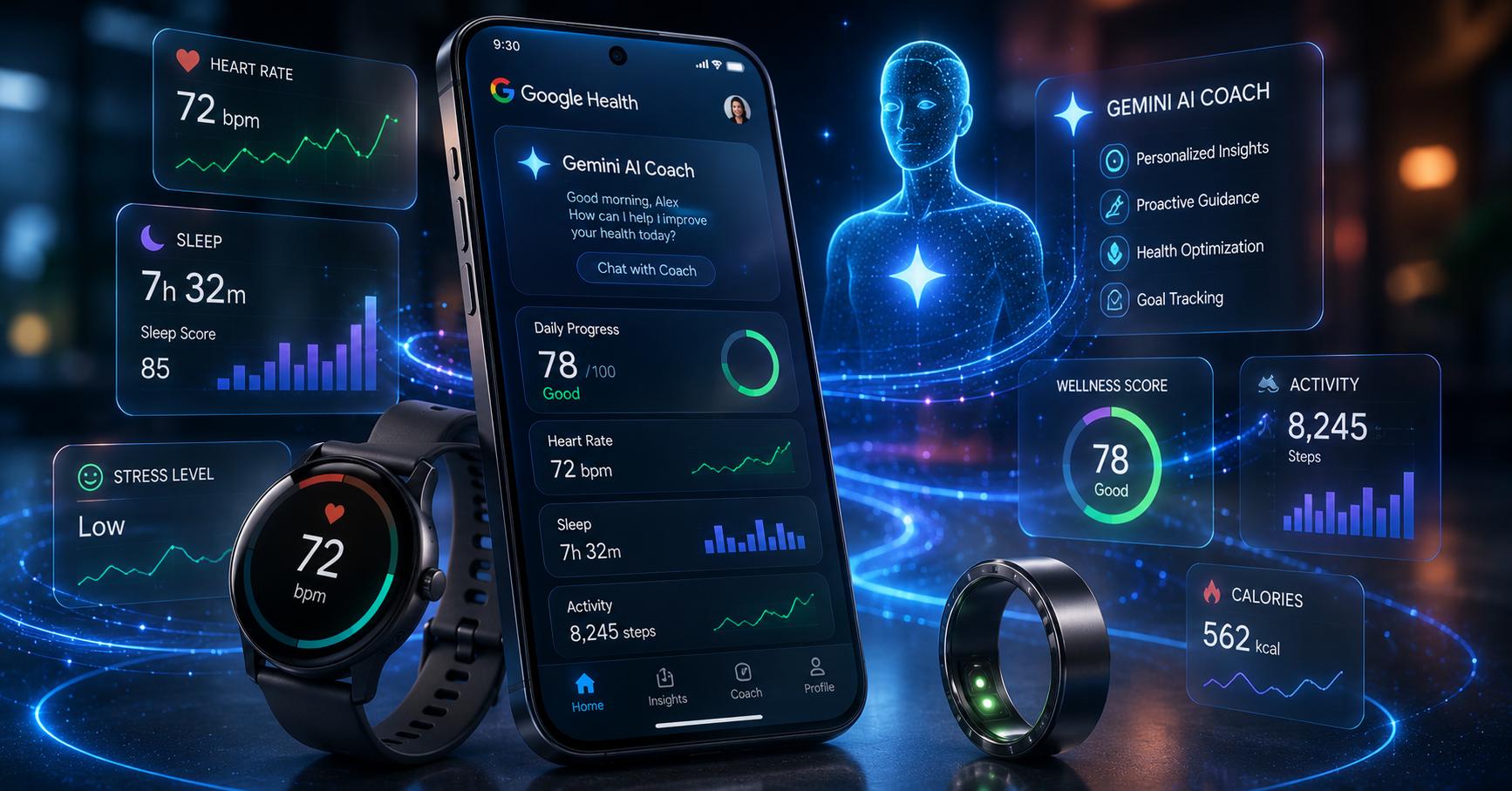 Best health apps displaying fitness tracking, health monitoring, nutrition, and wellness features on a smartphone.