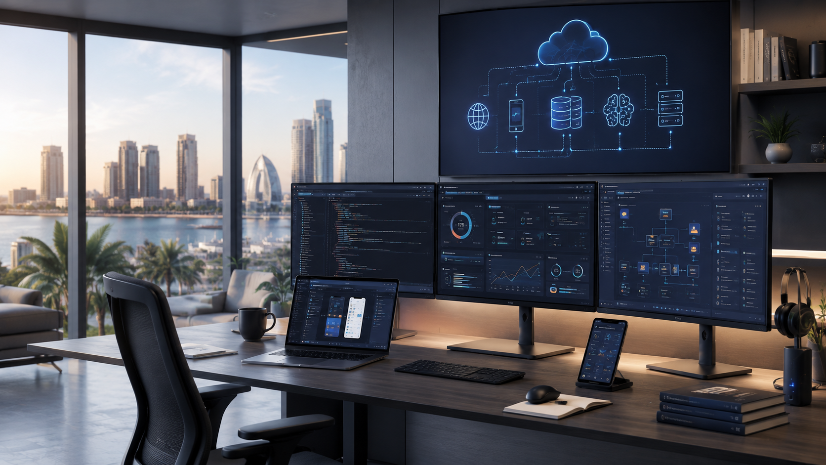 Software development company in Qatar building custom business software, web applications, mobile apps and AI solutions